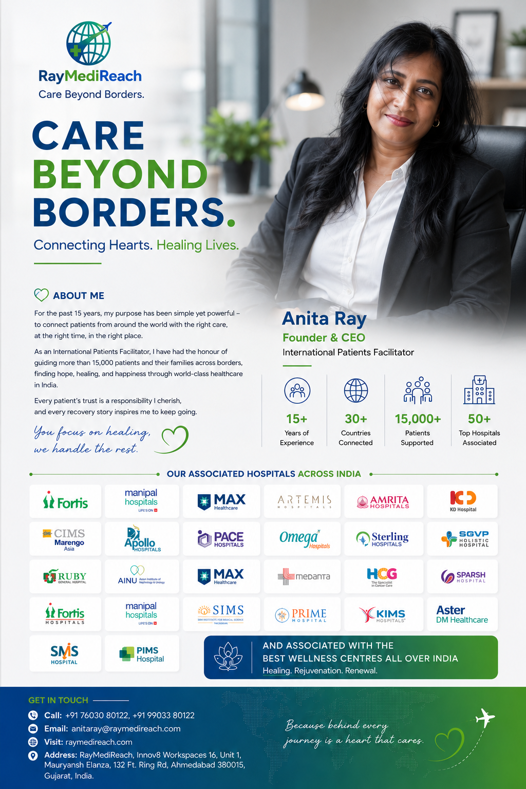 Anita Ray, Founder of RayMediReach
